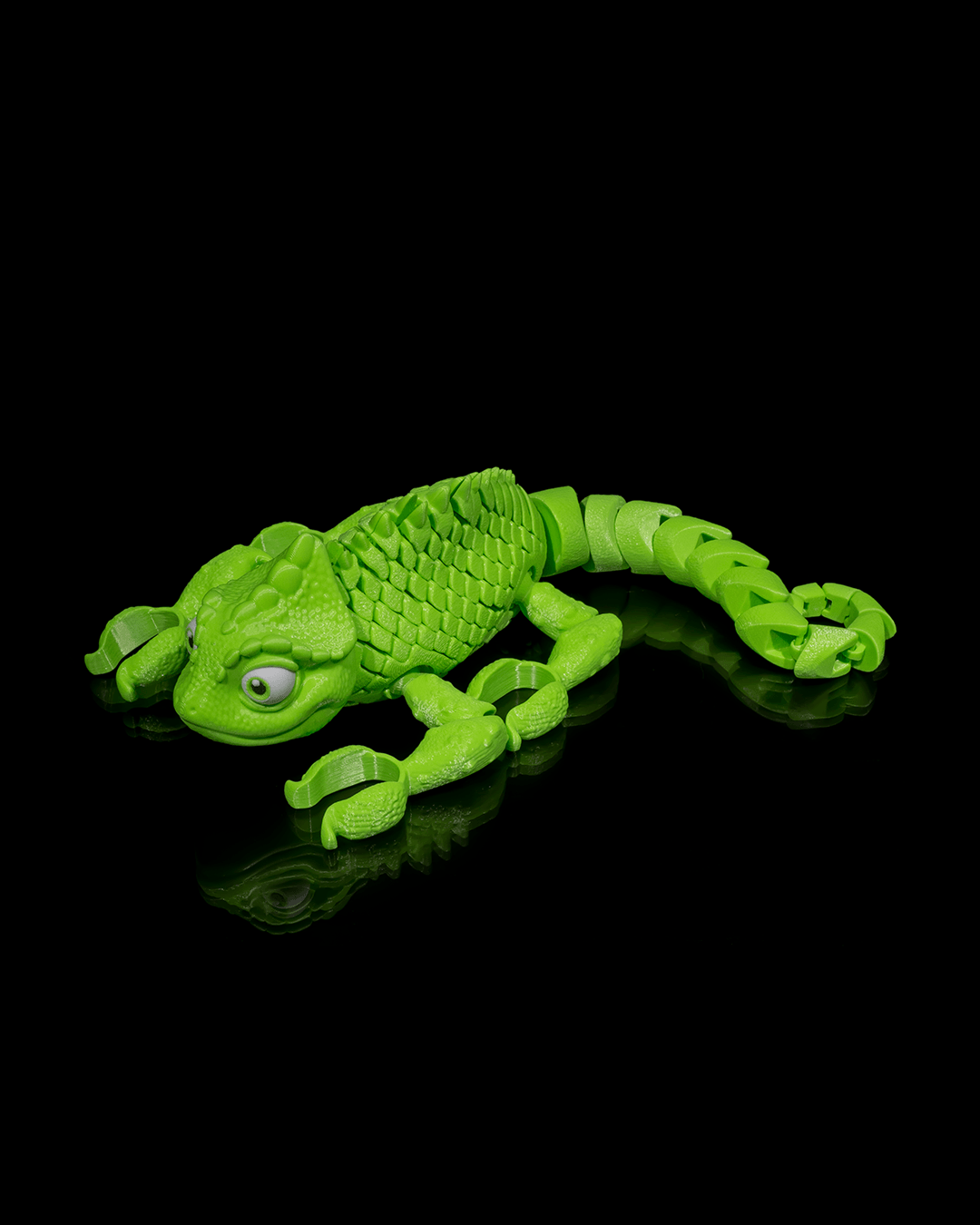 Chameleon on a tree branch